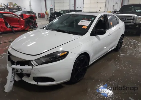 2015 Dodge Dart Sxt из США, поврежденный, VIN 1C3CDFBB5FD253081